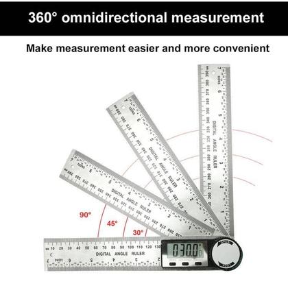 Imagem de Localizador angular NORTOOLS Digital 2 em 1 Calibre 18 cm em aço inoxidável