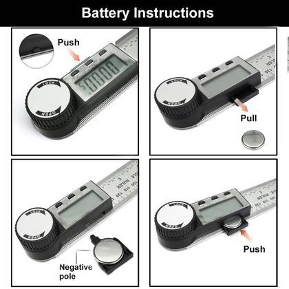 Imagem de Localizador angular NORTOOLS Digital 2 em 1 Calibre 18 cm em aço inoxidável
