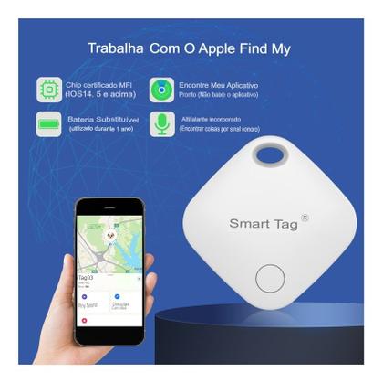 Imagem de Localizador de Objetos GPS Bluetooth Inteligente Rastreador Rede Buscar Apple iOS