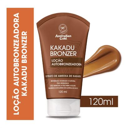 Imagem de Loção Autobronzeadora Kakadu Bronzer Extrato de Ameixa Australian Gold  120ml