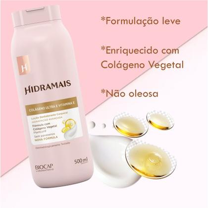 Imagem de Loção Corporal Colageno Ultra e Vitamina E 500ml Hidramais