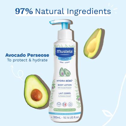 Imagem de Loção Corporal Mustela Hydra Bebe Hidratante Diária 750mL