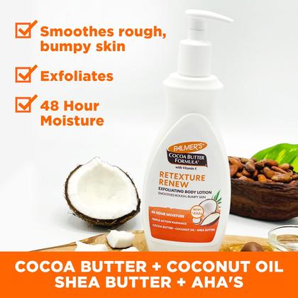 Imagem de Loção corporal Palmer's Cocoa Butter Esfoliante 400mL (x2)