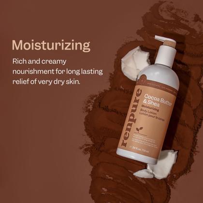 Imagem de Loção Corporal Renpure Manteiga de Cacau e Manteiga de Karité 710mL