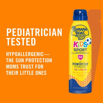 Imagem de Loção em spray de proteção solar Banana Boat Kids Sport SPF 50 177mL