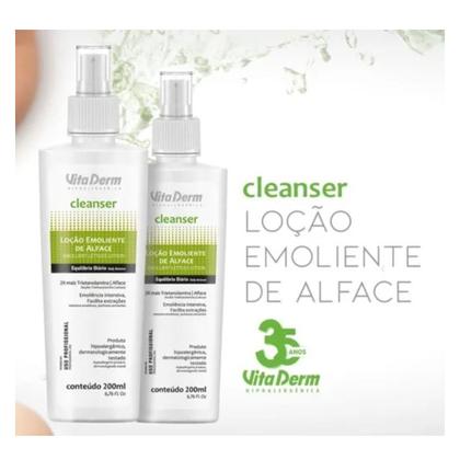 Imagem de Loção Emoliente de Alface Cleanser 200ml Vita Derm