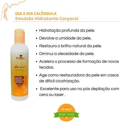 Imagem de Loção Emulsão Corporal Calêndula Hidratação Profunda Devolve o Brilho e Umidade da Pele