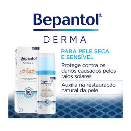 Imagem de Locao Facial Diaria Bepantol Derma Hidratante Revitalizante FPS25 50ml