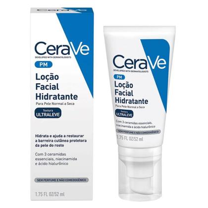 Imagem de Loção Facial Hidratante Cerave Ultraleve Sem Perfume Pele Normal a Seca 52ml