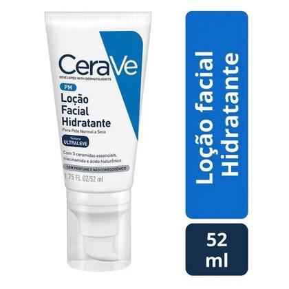 Imagem de Loção Facial Hidratante Pele Normal Seca 52ml CeraVe