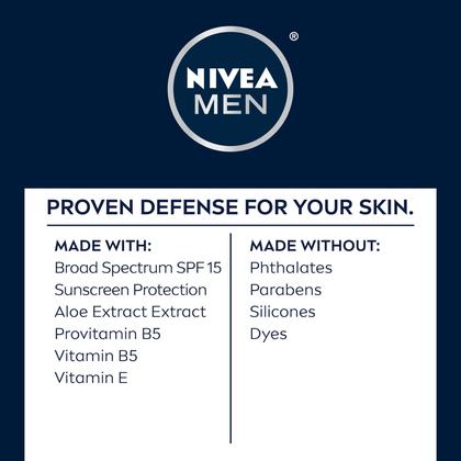 Imagem de Loção facial Nivea Men Maximum Hydration SPF 15 75mL, pacote com 4