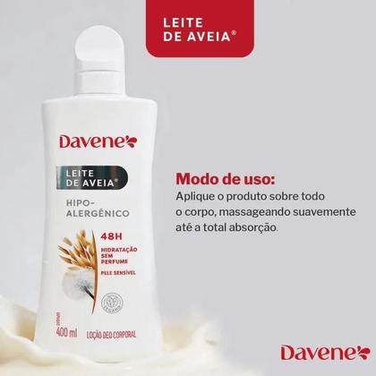 Imagem de Loção Hidratante Corporal Davene Hipoalergênico Sem Perfume 180Ml