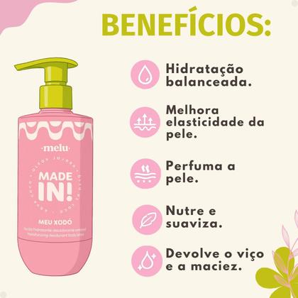 Imagem de Loção Hidratante Corporal Melu Made In! Meu Xodó 220g RR-B5000
