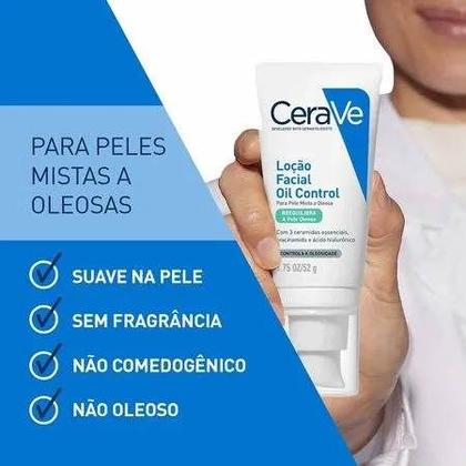 Imagem de Loção Hidratante Facial CeraVe Oil Control 52g