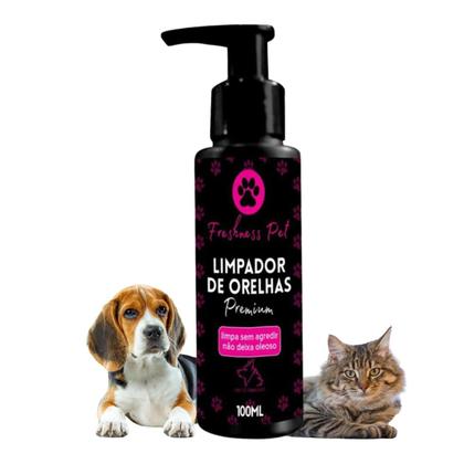 Imagem de Loção Limpadora De Orelhas Ouvidos Cães Cachorro Pet