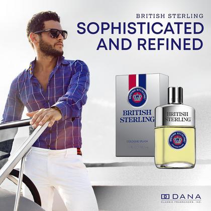 Imagem de Loção pós-barba British Sterling By Dana para homens 112ml de colônia