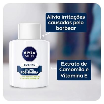 Imagem de Loção Pós-Barba Nivea Men Sensitive Bálsamo 100ml