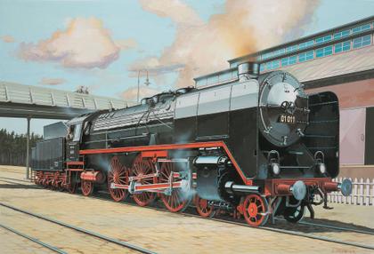 Imagem de Locomotiva Expressa Br01 Com Tender 1/87 Revell 2172
