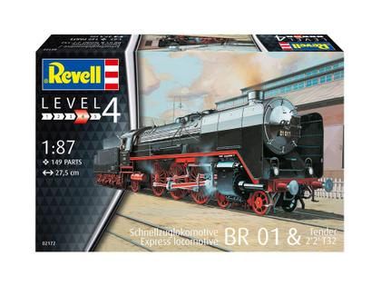Imagem de Locomotiva Expressa Br01 Com Tender 1/87 Revell 2172