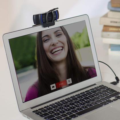 Imagem de Logitech - C920S PRO 1080P Webcam com Obturador de Privacidade - Preto-960-001257