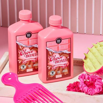 Imagem de Lola Cosmetics Chocobomb Kit - Óleo + Shampoo para Todos os Tipos de Cabelos