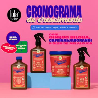 Imagem de Lola Rapunzel Máscara Fortalecedora 450g Crescimento Saudável e Redução da Queda
