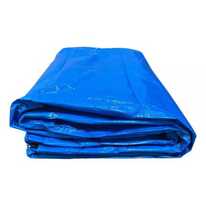 Lona 4x5 Azul Impermeavel Piscina Barraca Camping Telhado - Têxtil Sauter Imagem de Lona 4x5 Azul Impermeavel Piscina Barraca Camping Telhado