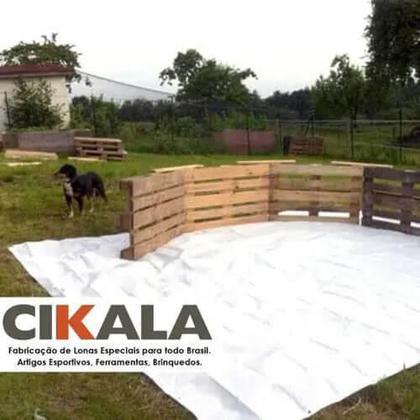 Imagem de Lona Azul 3x3 Para Interior de Piscina Pallet Revestimento Forte Resistente 