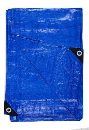 Imagem de Lona Carreteiro Plástica Azul 5x3m 150 Micras Beltools