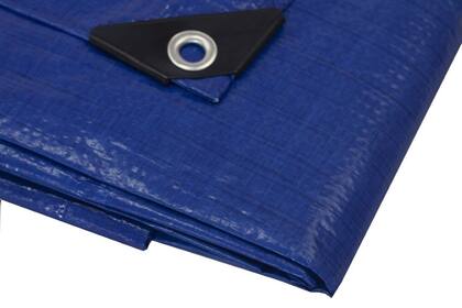 Imagem de Lona Carreteiro Plástica Azul 5x4m 150 Micras Beltools
