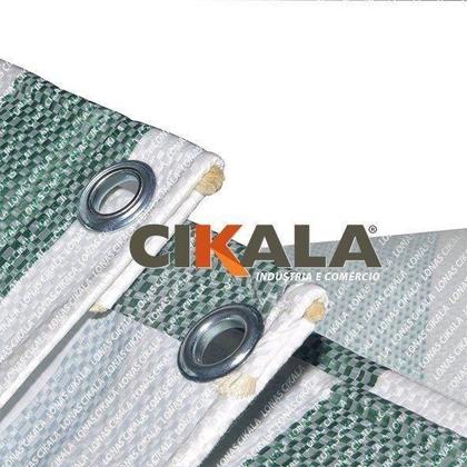 Imagem de Lona CK300 Verde x Branca 4x2 Metros Polietileno
