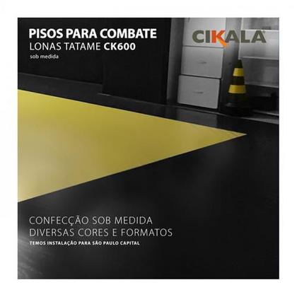 Imagem de Lona Ck600 Preta 8.5x2.5 Metros em Pvc Para Tatames Ou Octógonos