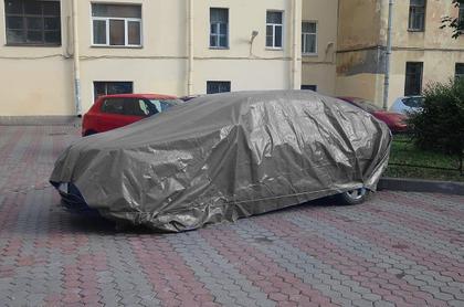 Imagem de Lona Cobre Fácil Blackout 7x5m Preto/Prata Multiuso 200 Micras Proteção Uv Total