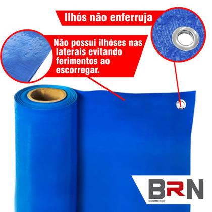 Imagem de Lona Escorregador Sky Bum Lona Azul Para Escorregar 10x2 Metros