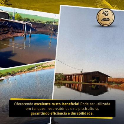 Imagem de Lona Manta Geomembrana Tanque De Peixe Lago 12x2 / 2x12