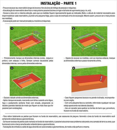 Imagem de Lona Painel Geomembrana PEAD 0,5mm-14,00 X  4,00 (56mts)