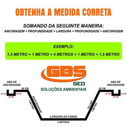 Imagem de Lona Painel Geomembrana PEAD 0,8mm-10,00 X  4,00 (40mts)