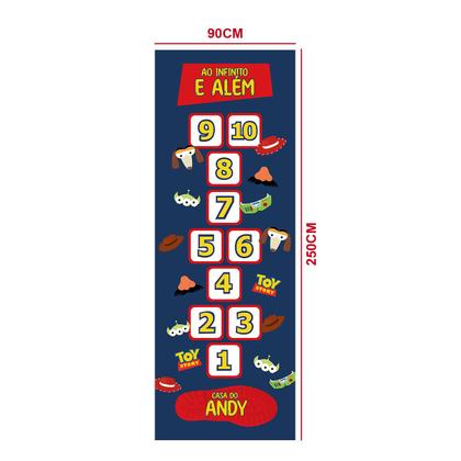 Imagem de Lona para Jogo de Amarelinha Kids Toy Story 250cm x 90cm