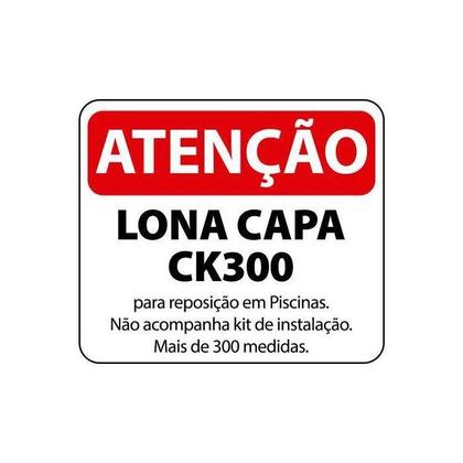 Imagem de Lona Para Piscina Translúcida CK300 2.5x2.5 Metros Reposição
