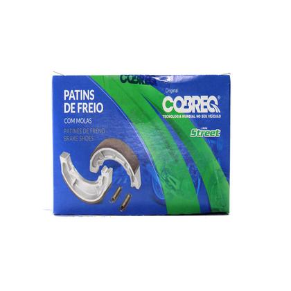 Imagem de Lona Patim Freio Dianteiro CB 110 2012 a 2017 Cobreq