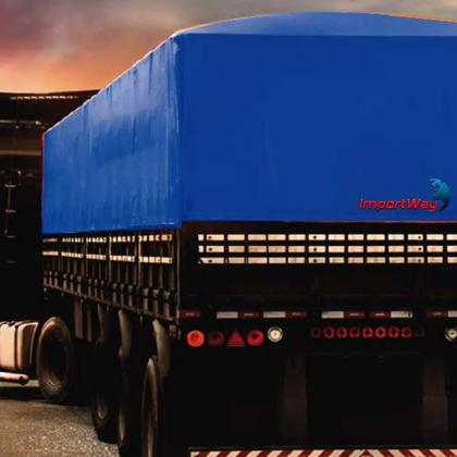 Imagem de Lona Plastica Encerado 4x3 Azul Multiuso Impermeavel