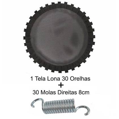 Imagem de Lona Tela Jump Profissional 30 Molas + 30 Molas 8cm
