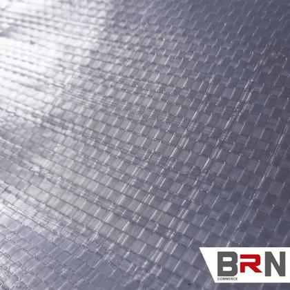 Imagem de Lona Translucida Impermeável Cristal Cobertura Multiuso Com Ilhós 4x2 Metros