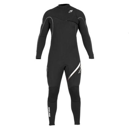 Imagem de Long John Mormaii M/L Chestzip 3.2mm Flexxxa Pro Surf Preto