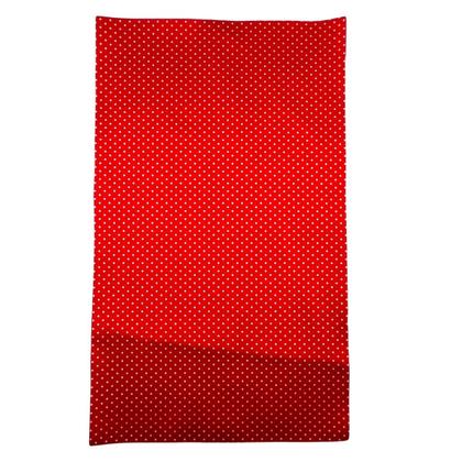 Imagem de Lonita Vermelha e Branca 40x24cm 3un Manta Artesanato Laço Chinelo