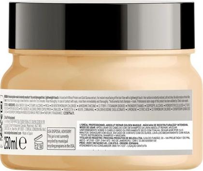 Imagem de Loreal Pro Absolut Repair Gold Quinoa - Máscara Golden 250ml