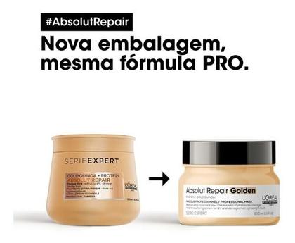 Imagem de Loreal Pro Absolut Repair Gold Quinoa - Máscara Golden 250ml