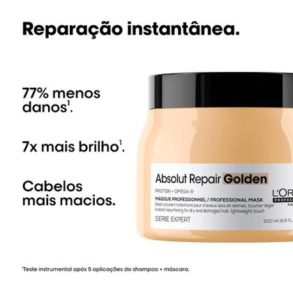 Imagem de Loreal Pro Absolut Repair Golden Mascara de Reparacao 500 G