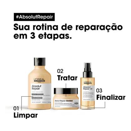 Imagem de LOréal Professionnel Absolut Repair Gold Quinoa Shampoo Reparador 300 ml SERIE EXPERT