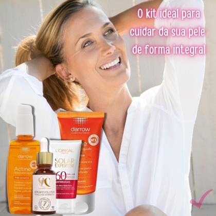 Imagem de Loreal Protetor Solar Facial Kit Actine New Serum Vitamina C